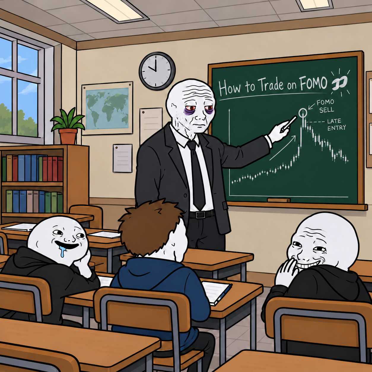 FOMO Teacher in classroom